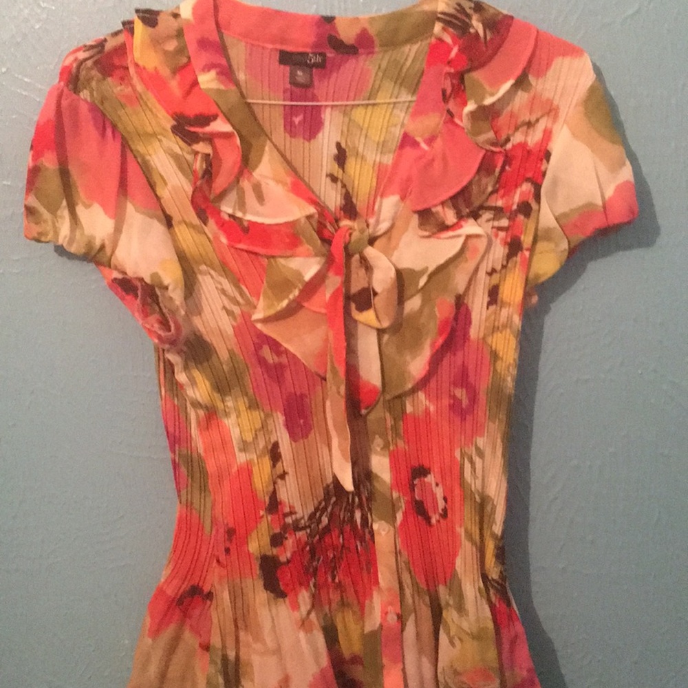 East 5th short sleeve blouse,xl
